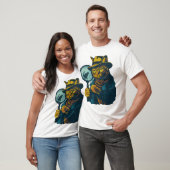 Detective Cat-mysterie T-shirt (Unisex)