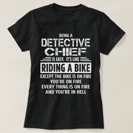 Detective Chief T-shirt (Design voorkant)