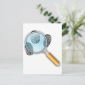 Detective Clues vinden vingervingerafdrukken Myste Briefkaart (Staand voorkant)