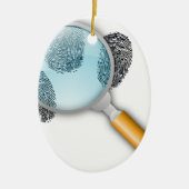 Detective Clues vinden vingervingerafdrukken Myste Keramisch Ornament (Voorkant)