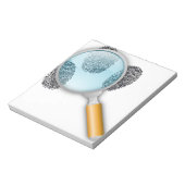 Detective Clues vinden vingervingerafdrukken Myste Notitieblok (Linkerzijde)