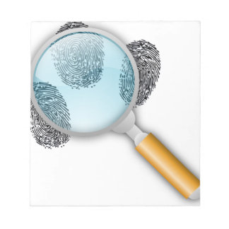 Detective Clues vinden vingervingerafdrukken Myste Notitieblok