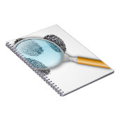 Detective Clues vinden vingervingerafdrukken Myste Notitieboek (Rechterzijde)