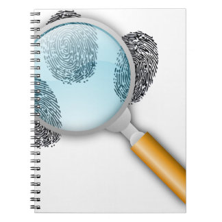 Detective Clues vinden vingervingerafdrukken Myste Notitieboek