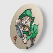 Detective Coat Pet Magnifier Glass Private Eye Arm Grote Klok (Hoek)