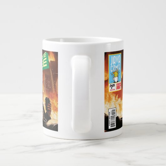 Detective Coffee Giant Coffee Mok (Achterkant)