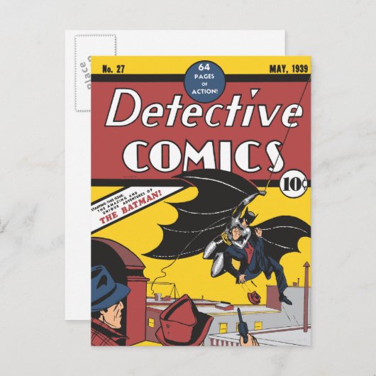 Detective Comics #27 Briefkaart (Voorkant / Achterkant)