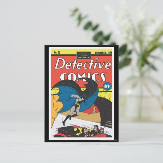 Detective Comics #33 Briefkaart (Staand voorkant)
