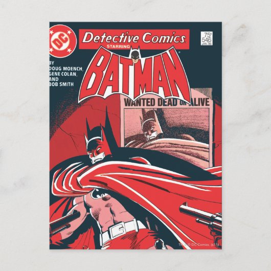 Detective Comics #546 Briefkaart (Voorkant)