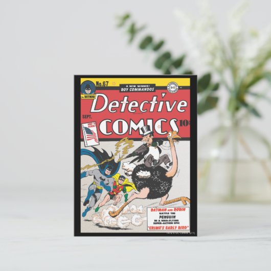 Detective Comics #67 Briefkaart (Staand voorkant)