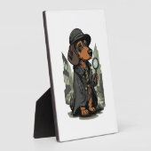 Detective Dachshund � Mystery Solving Dog Fotoplaat (Zijkant)