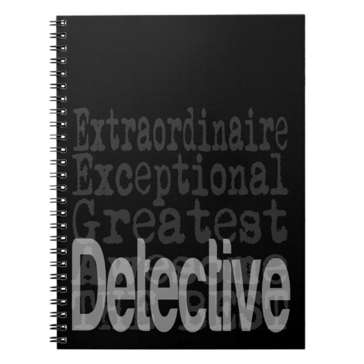 Detective Extraordinaire Notitieboek (Voorkant)