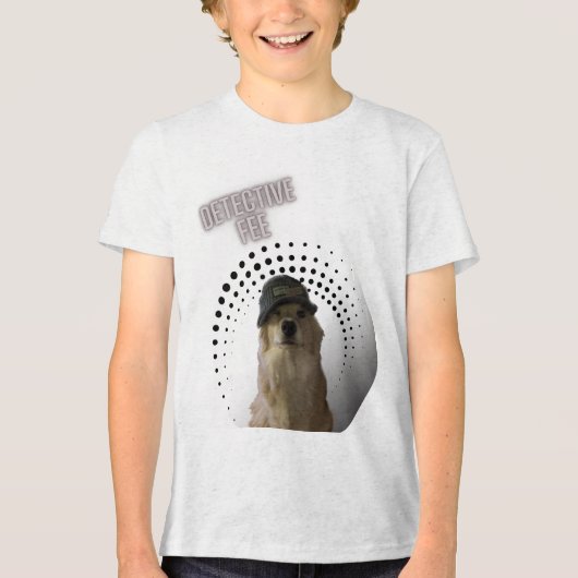 Detective Fee Kinder Shirt - The Canine Whodunit (Voorkant)
