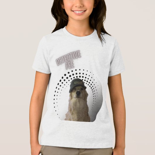 Detective Fee Kinder Shirt - The Canine Whodunit (Voorkant)