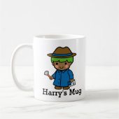 Detective, Forensic wetenschapper, of P.I. jongen Koffiemok (Links)