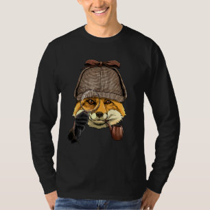 Detective Fox Spion Inspecteur Privé-detective F T-shirt