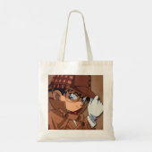 Detective-geïnspireerde Anime Canvas tas | Mysteri (Achterkant)