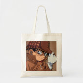 Detective-geïnspireerde Anime Canvas tas | Mysteri (Voorkant)