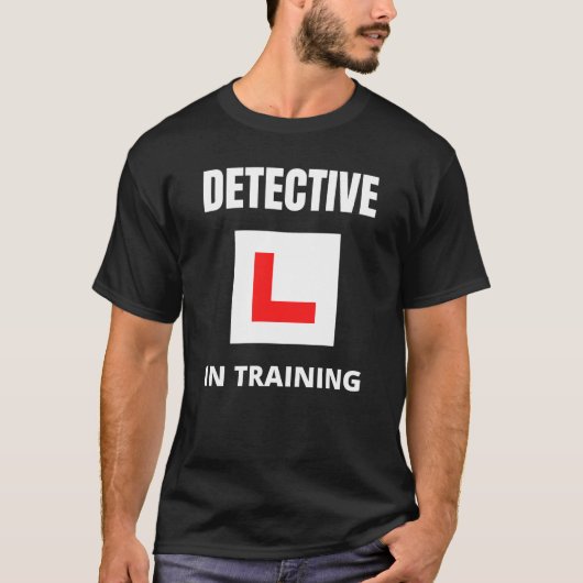 Detective in opleiding t-shirt (Voorkant)