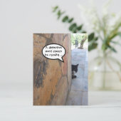 DETECTIVE KAT ACHTER DE STENEN MUUR / Vaderdag Briefkaart (Staand voorkant)