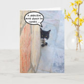 DETECTIVE KAT ACHTER DE STENEN MUUR / Vaderdag Kaart (Gele Bloem)