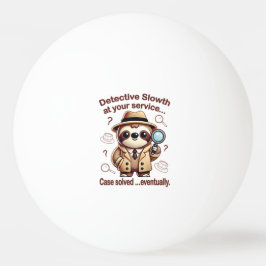 "Detective Luiaard" Luiaard Particulier Detectiveb Pingpongbal