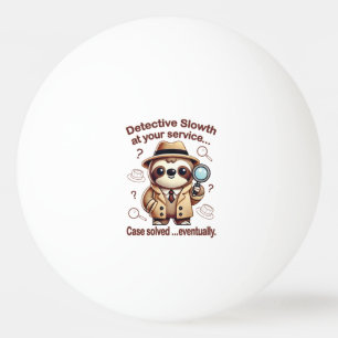 "Detective Luiaard" Luiaard Particulier Detectiveb Pingpongbal