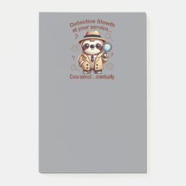 "Detective Luiaard" Luiaard Particulier Detectiveb Post-it® Notes
