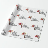 Detective Magnifying Glass Cadeaupapier (Uitgerold)