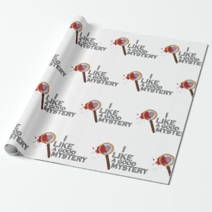 Detective Magnifying Glass Cadeaupapier