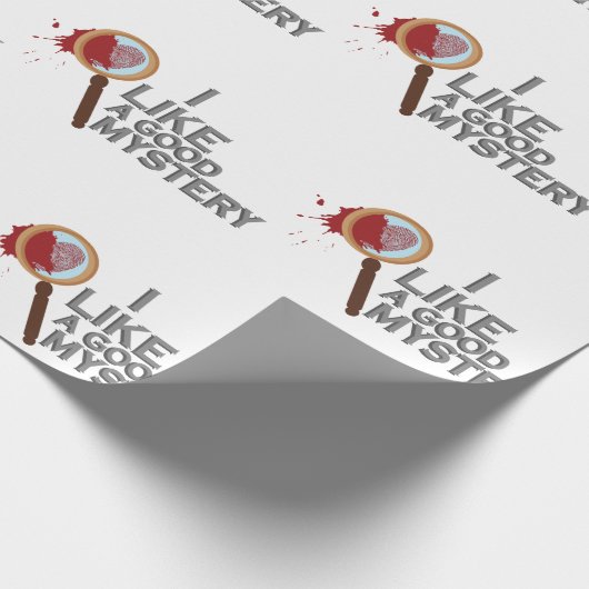 Detective Magnifying Glass Cadeaupapier (Hoek)