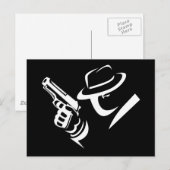 Detective Mobster Briefkaart 2 (Voorkant / Achterkant)