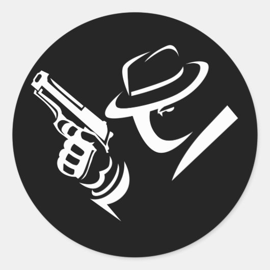Detective Mobster Sticker 2 (Voorkant)