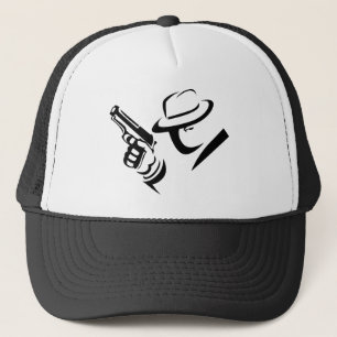 Detective Mobster Trucker Hat Pet