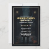 Detective Murder Mystery Dinner Party Verjaardag Kaart (Voorkant)