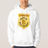 Detective Official Badge Mystery Investigator Hoodie (Voorkant)