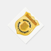 Detective Official Badge Mystery Investigator Servetten (Hoek)