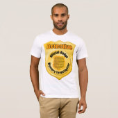 Detective Official Badge Mystery Investigator T-shirt (Voorkant volledig)