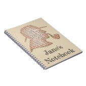 Detective Private Eye Victoriaans vintage Notitieboek (Rechterzijde)