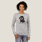 Detective Sherlock Pug Hondenliefhebber Hobo Tri-Blend Shirt (Voorkant)