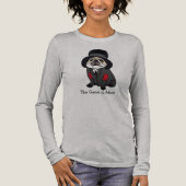 Detective Sherlock Pug Hondenliefhebber Hobo Tri-Blend Shirt (Voorkant)