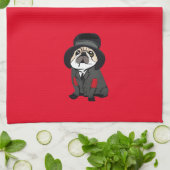 Detective Sherlock Pug Theedoek (Gevouwen)