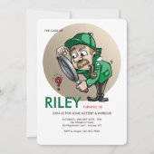 Detective Sherlock Uitnodiging (Voorkant)