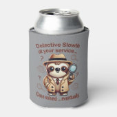 "Detective Sloth" Sloth Particuliere Detectives Blikjeskoeler (Blikje Voorkant)