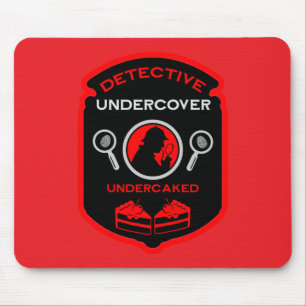Detective-thema grappig cadeau muismat