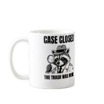 Detective Wasbeer "Zaak Afgesloten" Humor Grafisch