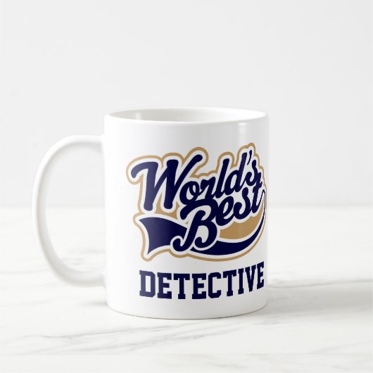 Detective Worlds Best Gift Koffiemok (Links)