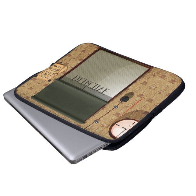 Detectivebureau Laptop Sleeve (Voorkant onderkant)