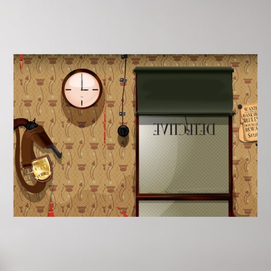 Detectivebureau Poster (Voorkant)