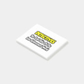 Detectives...Coole Kids Wetten Handhavingswereld Post-it® Notes (Schuin)